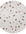 Moodi Shaggy Cream/Brown Rug, Dots design, Underfloor heating | THE RUGS