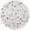 Moodi Shaggy Cream/Brown Rug, Dots design, Underfloor heating | THE RUGS