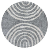 Moodi Shaggy Grey Rug, scandinavian design, underfloor heating | THE RUGS