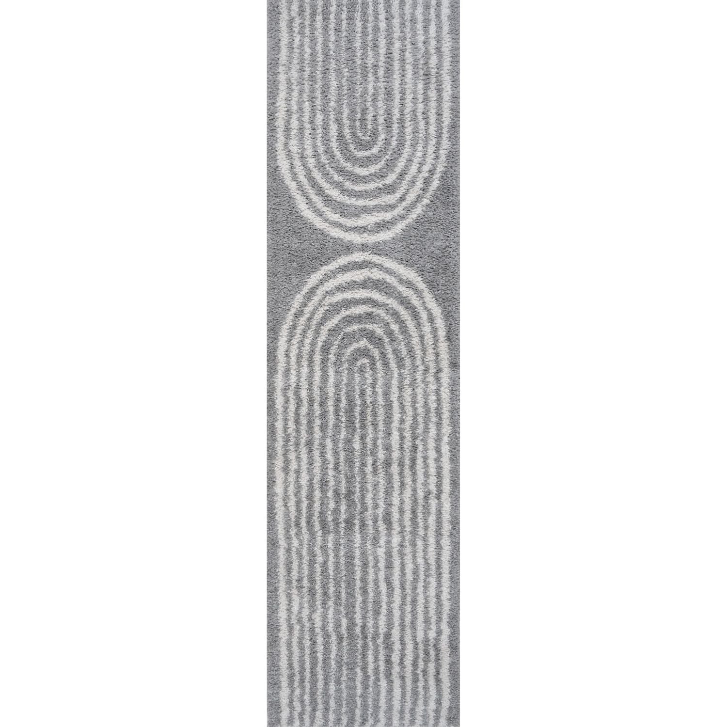 Moodi Shaggy Grey Rug, scandinavian design, underfloor heating | THE RUGS