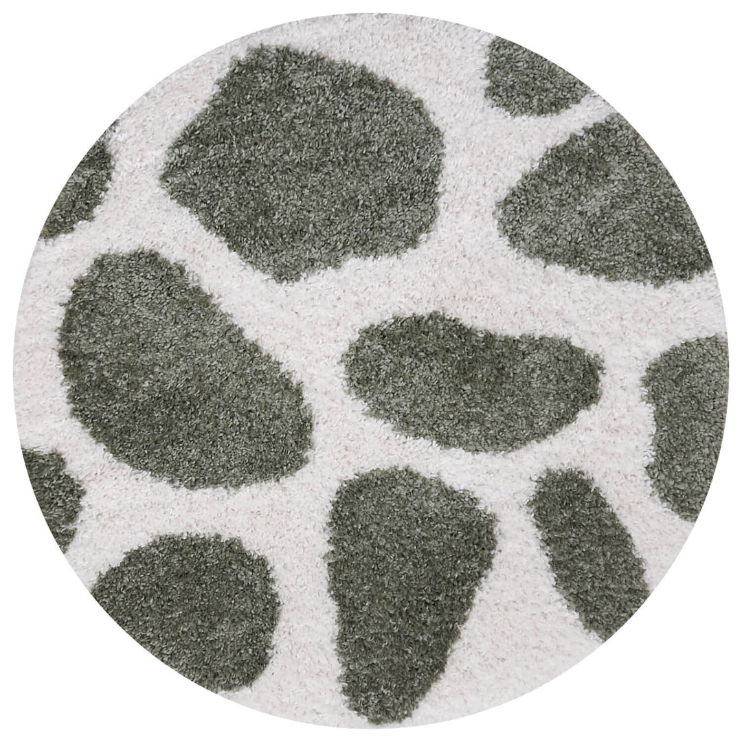 Moodi Shaggy Green, plush underfoot feel, easy to clean | THE RUGS