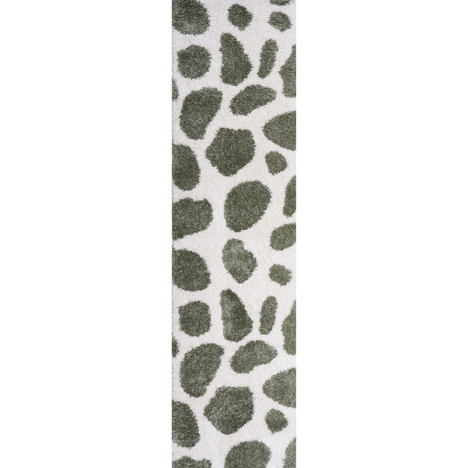 Moodi Shaggy Green, plush underfoot feel, easy to clean | THE RUGS