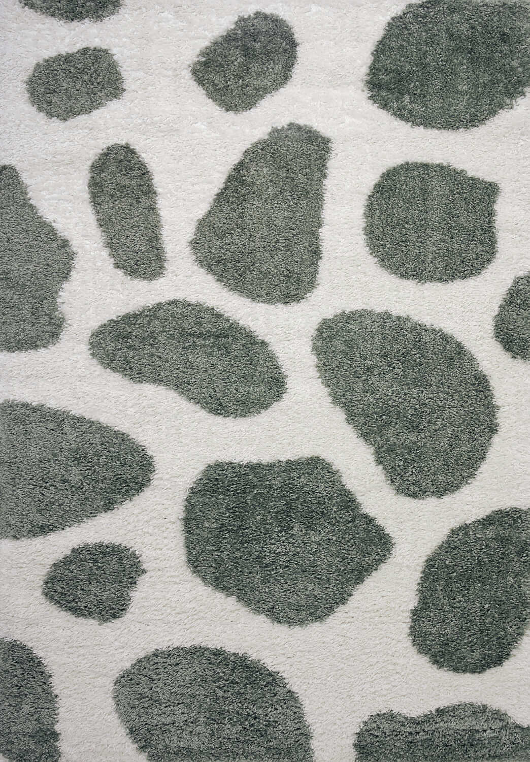 Moodi Shaggy Green, plush underfoot feel, easy to clean | THE RUGS