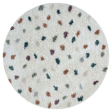 Moodi Shaggy Multicolour Rug, Dots design, Soft & durable | THE RUGS
