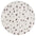 Moodi Shaggy Grey/Purple Rug, dots design, underfloor heating rug | THE RUGS
