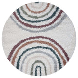 Moodi shaggy multicoloured rug,  Scandinavian-inspired design | THE RUGS