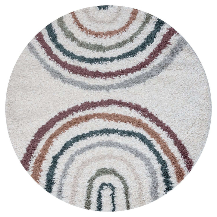 Moodi shaggy multicoloured rug,  Scandinavian-inspired design | THE RUGS