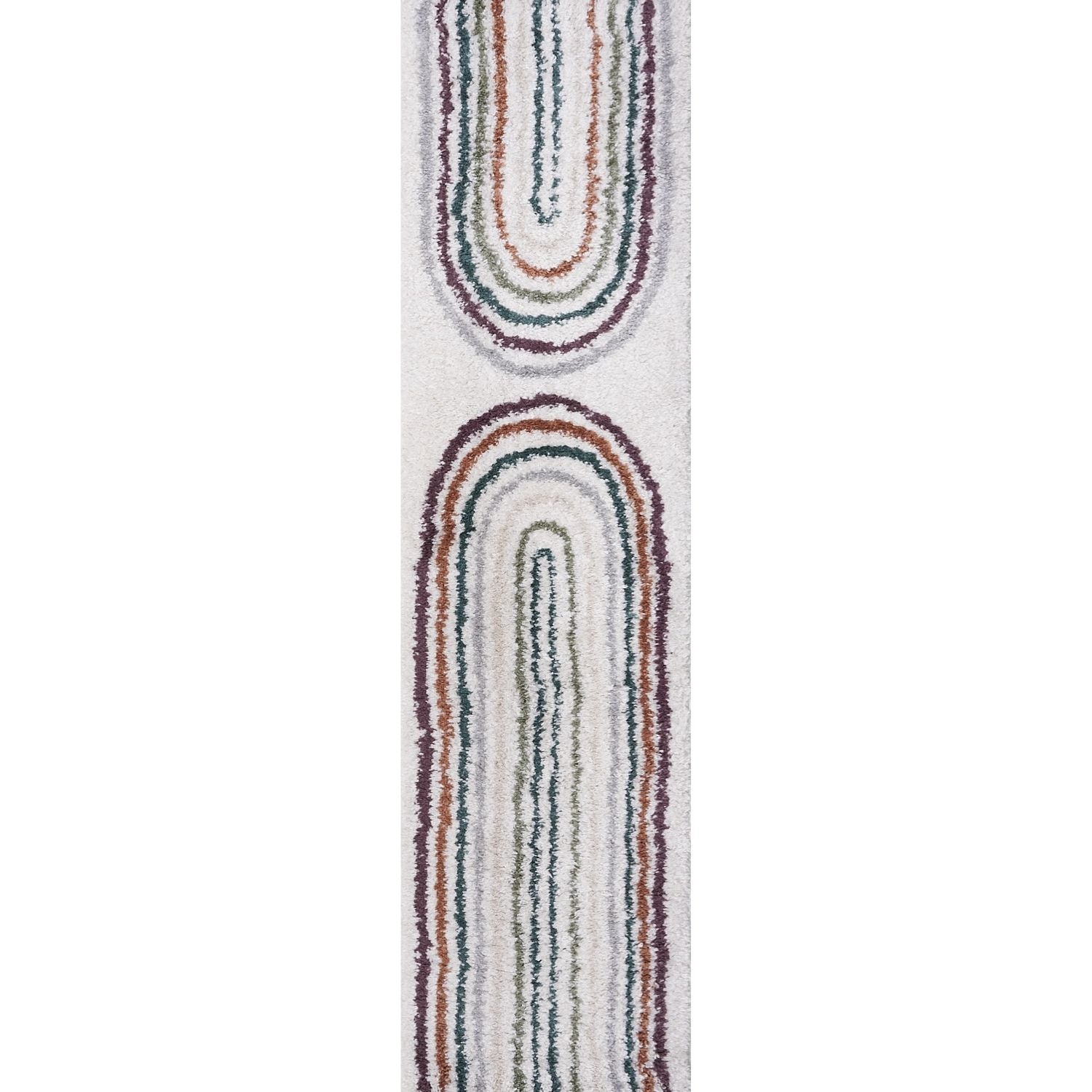 Moodi shaggy multicoloured rug,  Scandinavian-inspired design | THE RUGS