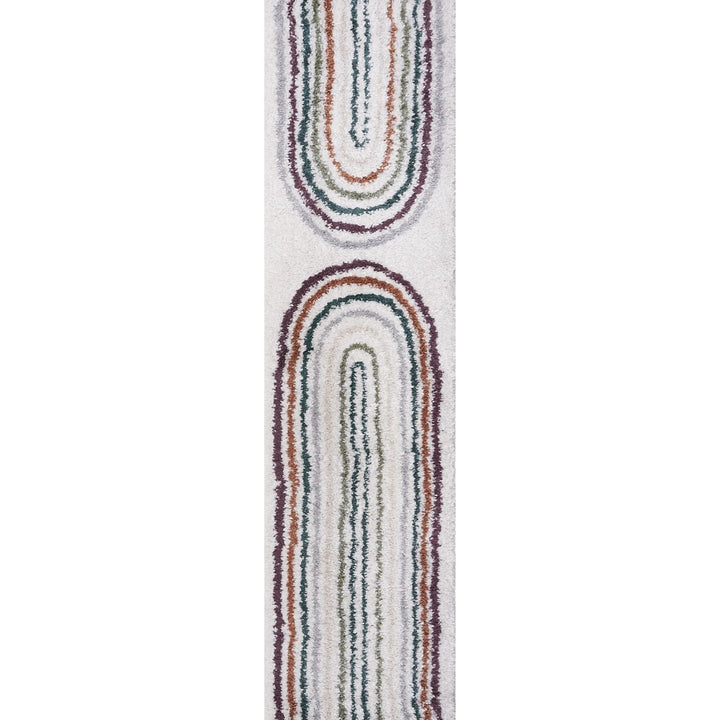 Moodi shaggy multicoloured rug,  Scandinavian-inspired design | THE RUGS