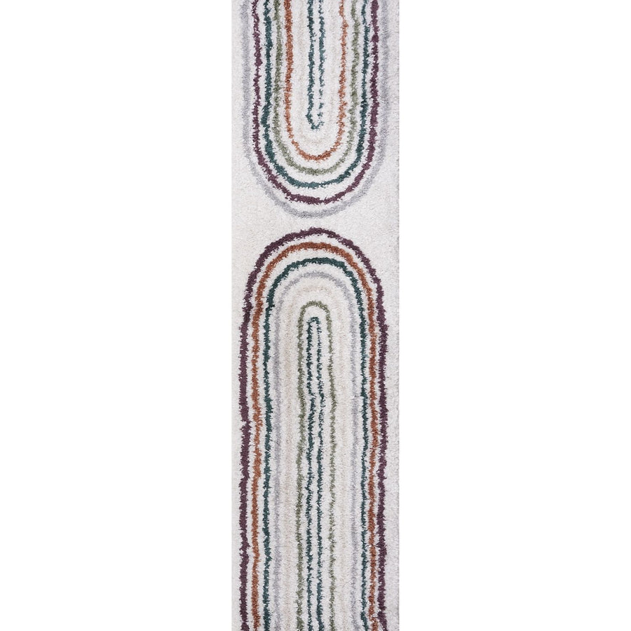 Moodi shaggy multicoloured rug,  Scandinavian-inspired design | THE RUGS