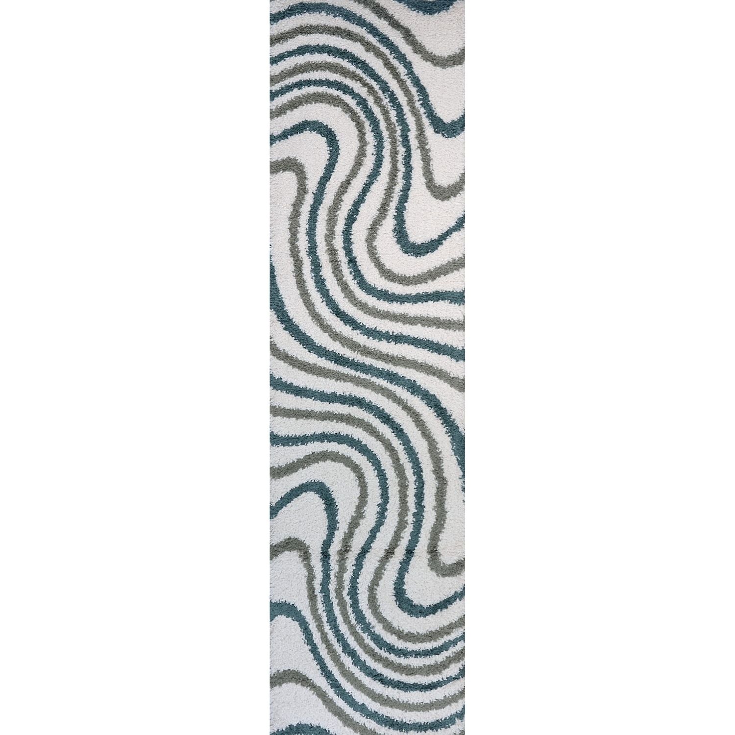 Moodi. Myshaggy rug, Striped design, 30 mm plush pile, easy maintain | THE RUGS