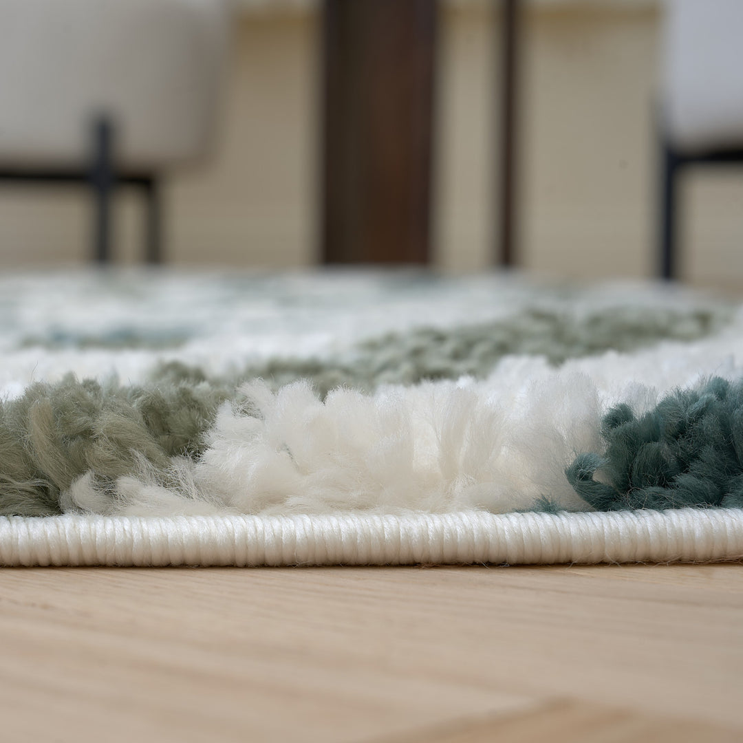 Moodi. Myshaggy rug, Striped design, 30 mm plush pile, easy maintain | THE RUGS