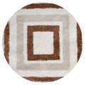 Moodi Shaggy Cream/Terra Slatefern Rug
