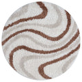 Moodi Shaggy Cream/Terra Sunhaze Rug