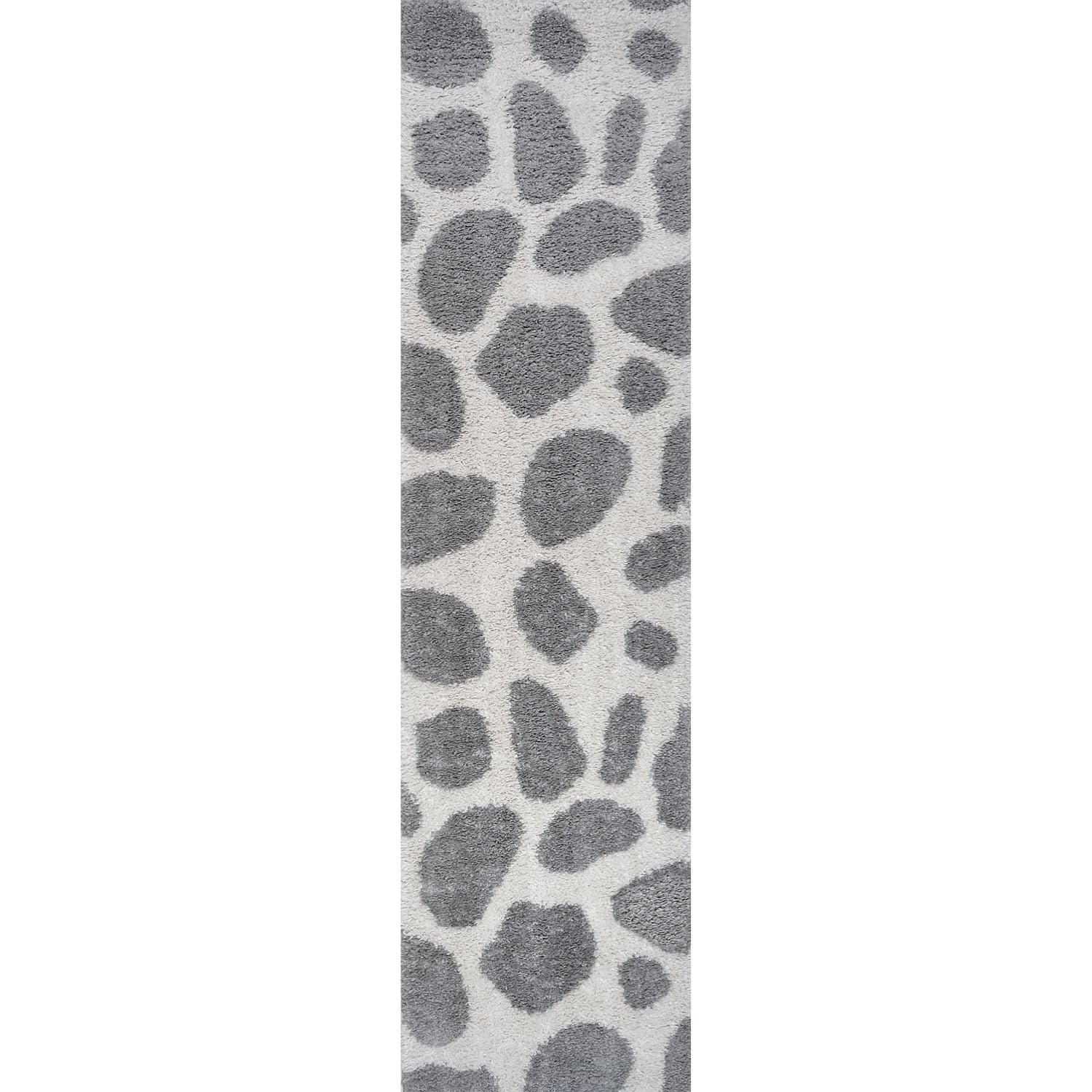 Moodi Shaggy Grey Rug, Underfloor heating, soft pile | THE RUGS
