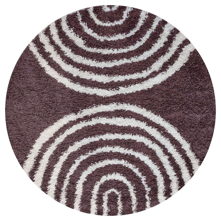 Moodi Shaggy Purple Rug, 30 mm soft & durable pile, warmth underfoot, scandinavian design | THE RUGS