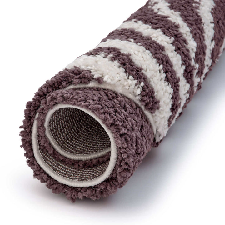 Moodi Shaggy Purple Rug, 30 mm soft & durable pile, warmth underfoot, scandinavian design | THE RUGS