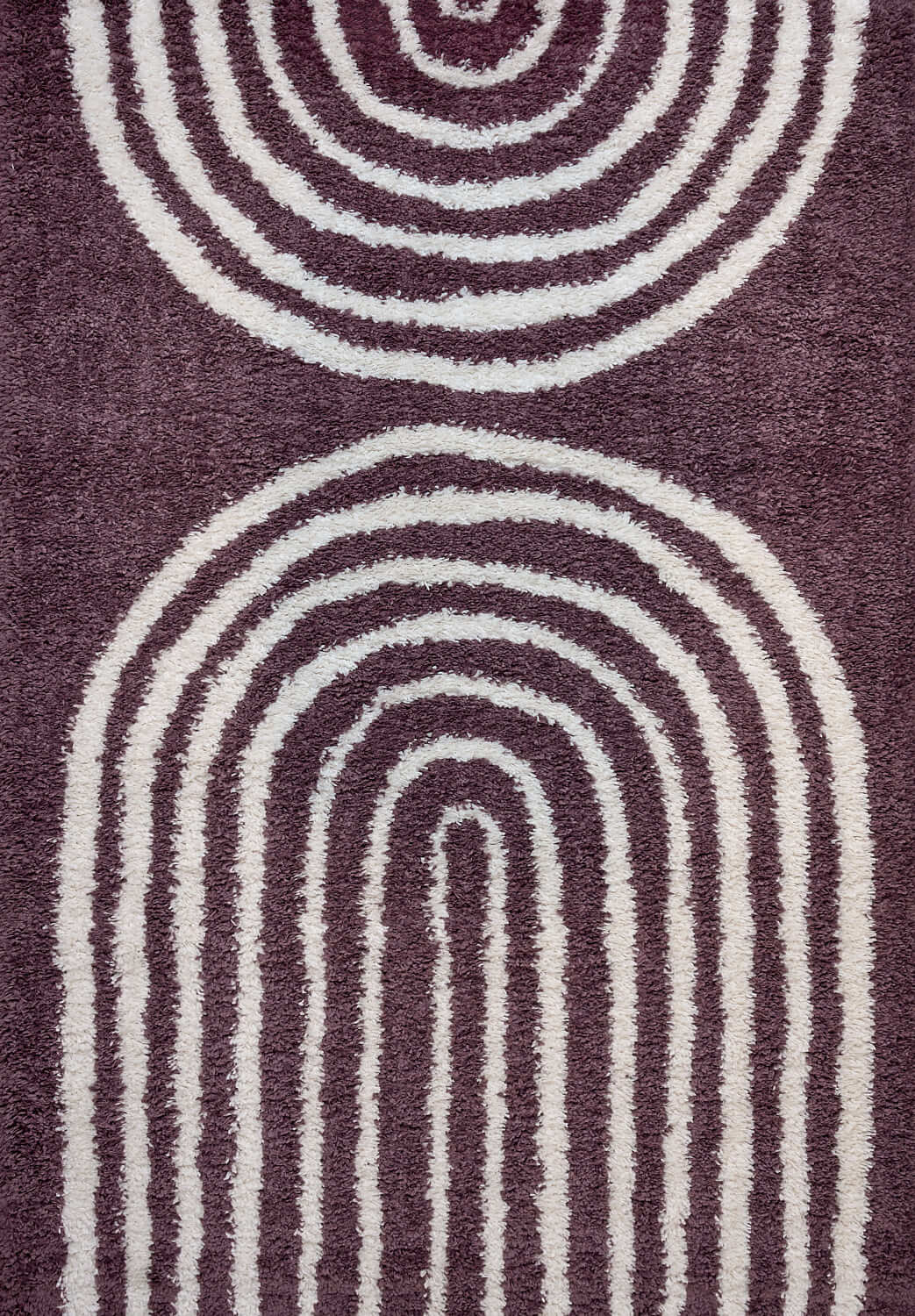 Moodi Shaggy Purple Rug, 30 mm soft & durable pile, warmth underfoot, scandinavian design | THE RUGS