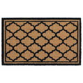 Outdoor Printed Moroccan Tile Coir Mat