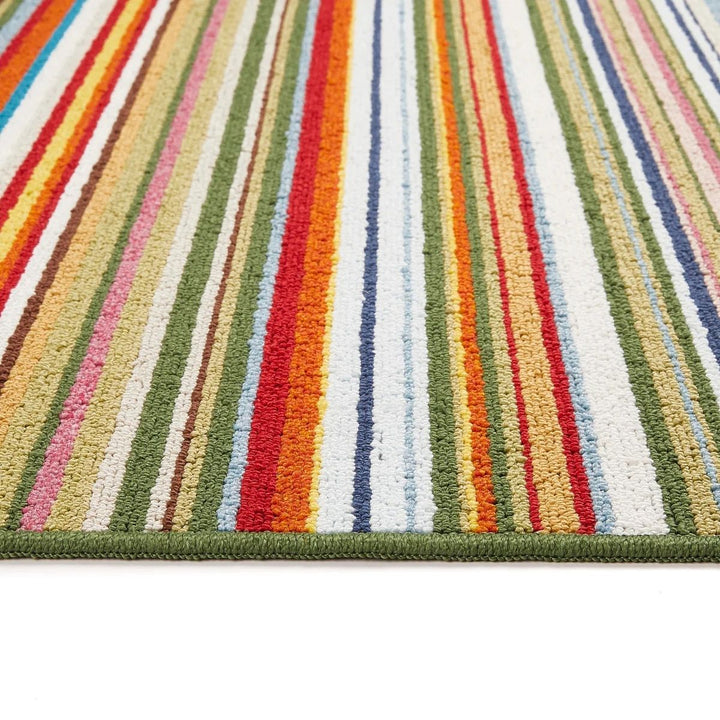 Candy Multi Green Patterned Mat
