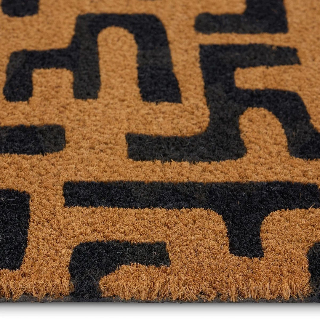 Coir Rugs Designs The Rugs Quality Eco-Friendly Abstract Coir Doormat 45x75cm