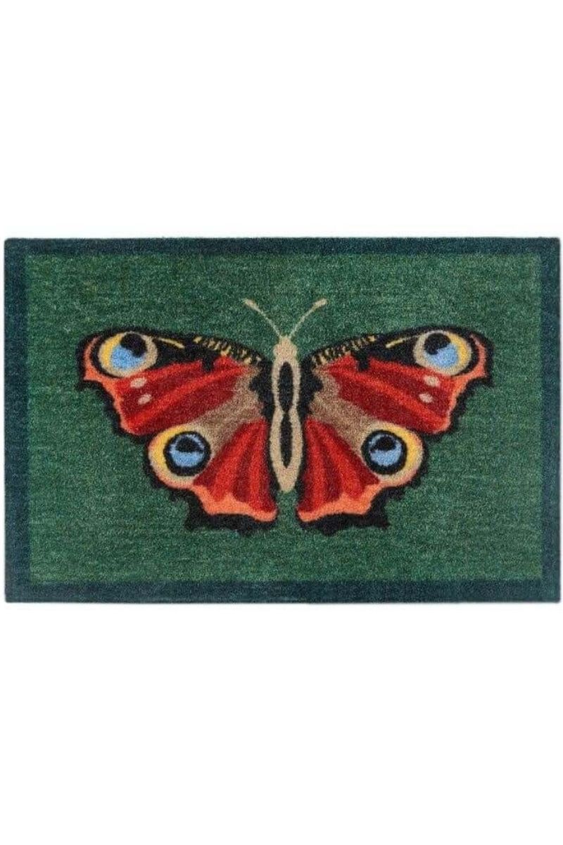 Animal-Themed Butterfly Washable Mat and Runner