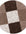 Shaggy Rug Geometric Design Brown