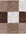 Shaggy Rug Geometric Design Brown