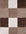 Shaggy Rug Geometric Design Brown