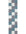 Geometric Design Thick Shaggy Area Rugs Duck Egg Blue