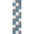 Geometric Design Thick Shaggy Area Rugs Duck Egg Blue