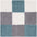Geometric Design Thick Shaggy Area Rugs Duck Egg Blue