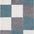 Geometric Design Thick Shaggy Area Rugs Duck Egg Blue