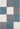 Geometric Design Thick Shaggy Area Rugs Duck Egg Blue