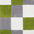 Geometric Design Thick Shaggy Area Rugs Green