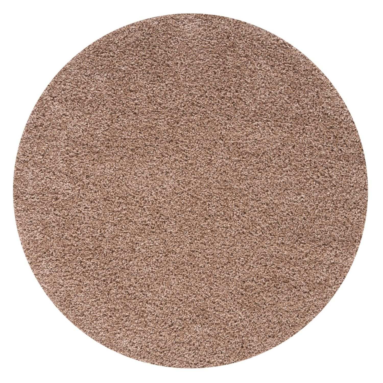 Beige colour Shaggy rug Plain design thick pile, non-shedding.