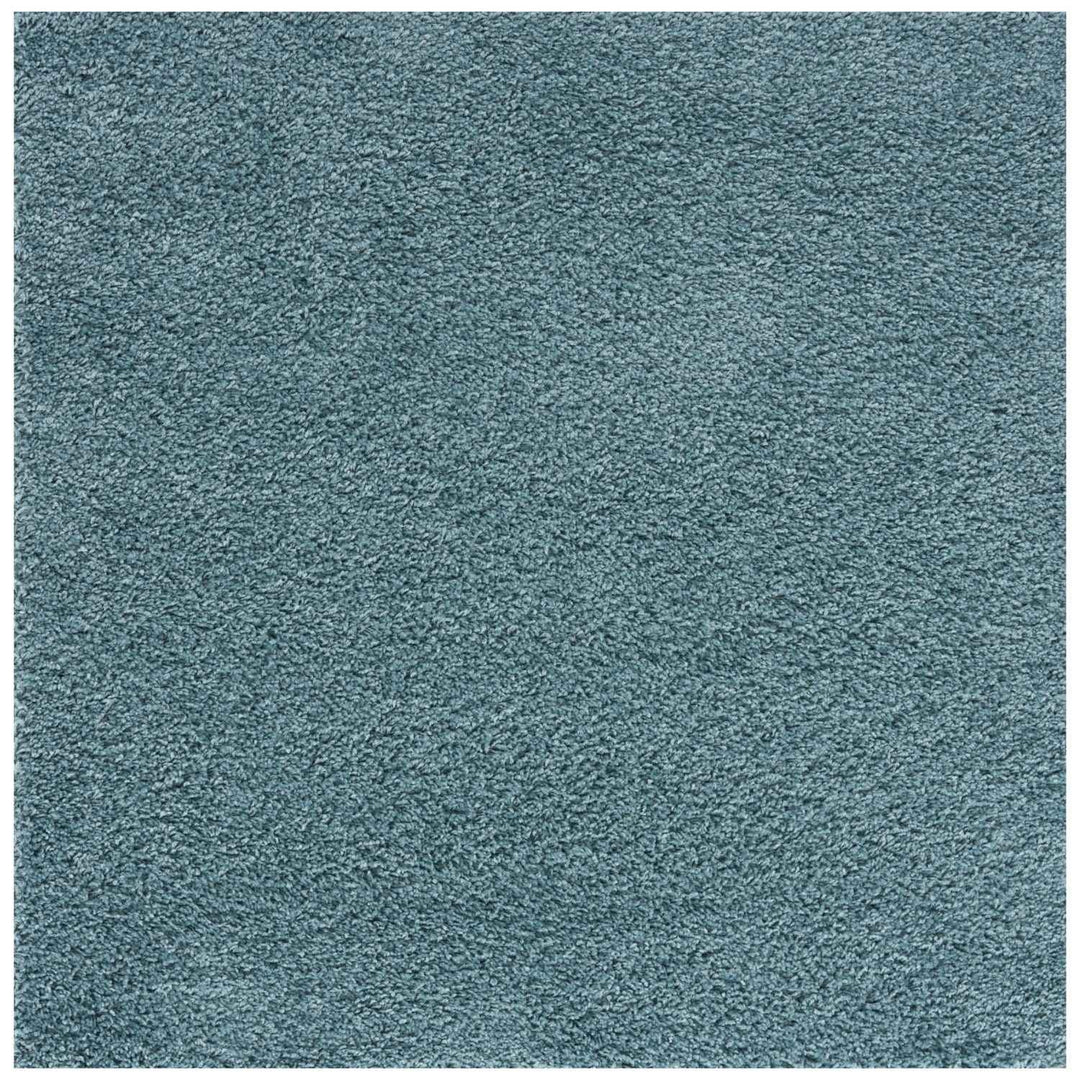 Shaggy duck egg blue rug high quality, thick pile 30 mm, easy to clean.
