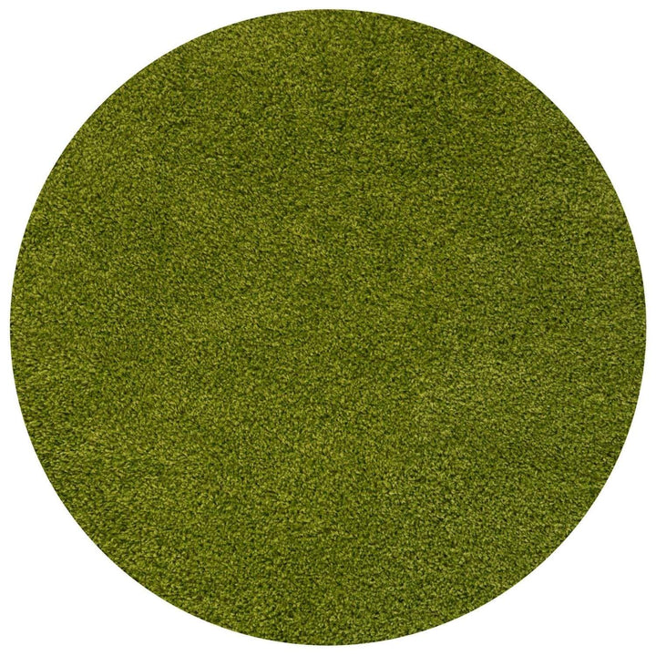 Shaggy Green Rug Soft and Durable, Non-Shedding, High Quality.