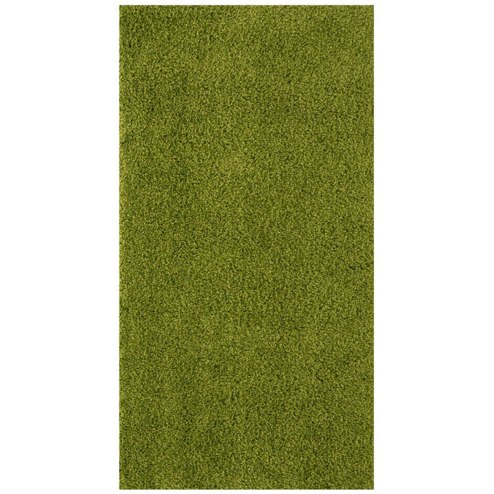 Shaggy Green Rug Soft and Durable, Non-Shedding, High Quality.