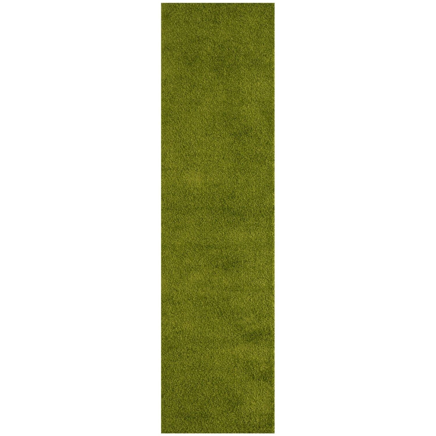 Shaggy Green Rug Soft and Durable, Non-Shedding, High Quality.