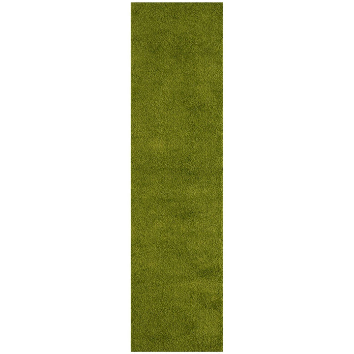 Shaggy Green Rug Soft and Durable, Non-Shedding, High Quality.