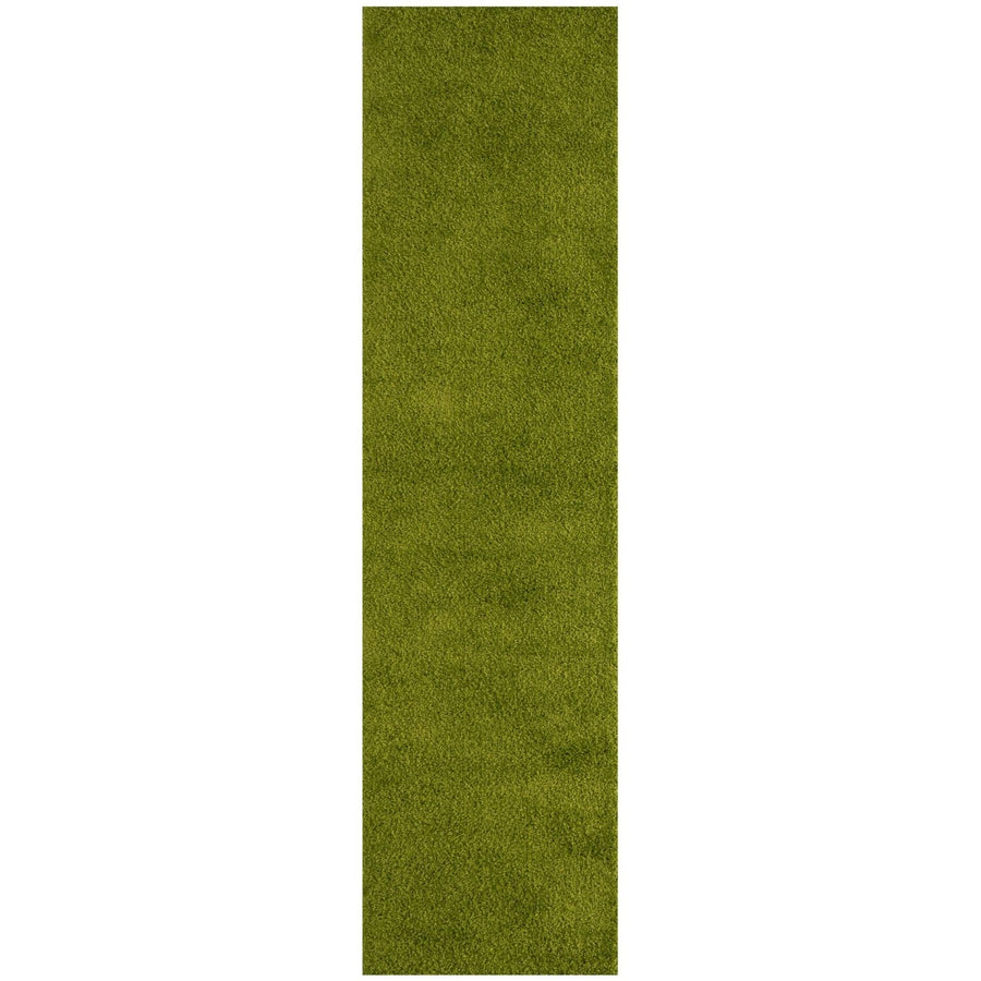 Shaggy Green Rug Soft and Durable, Non-Shedding, High Quality.