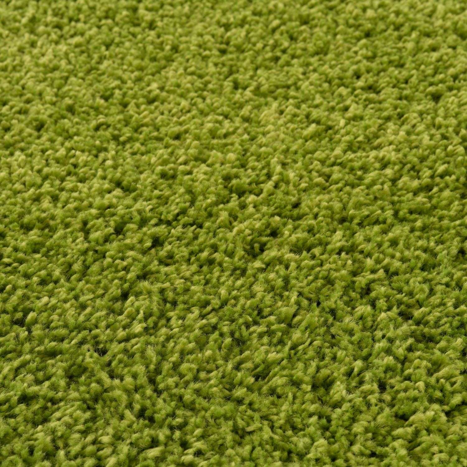 Shaggy Green Rug Soft and Durable, Non-Shedding, High Quality.