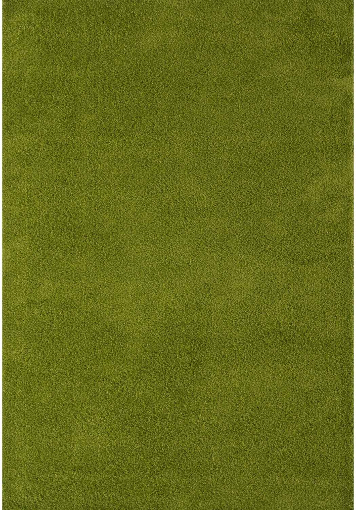 Shaggy Green Rug Soft and Durable, Non-Shedding, High Quality.