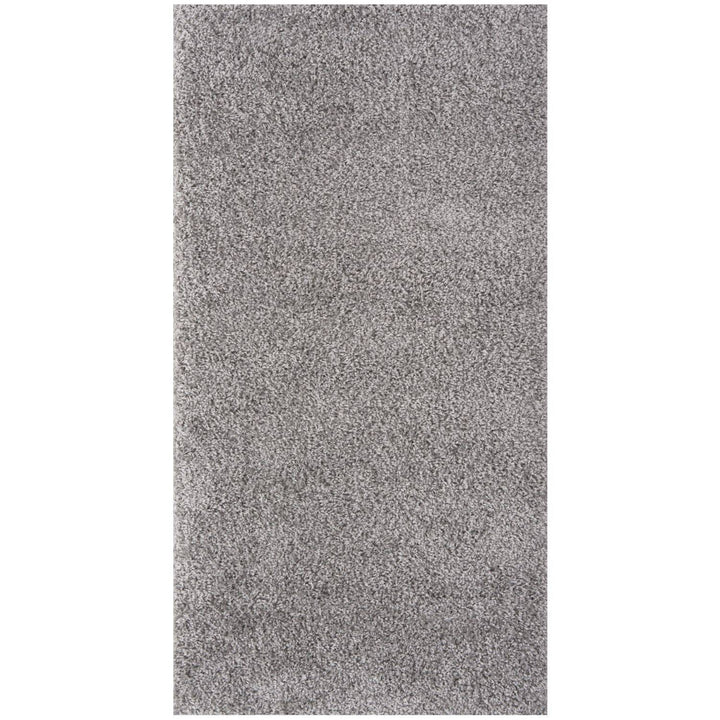 Grey shaggy rug Easy to clean, Colourfast, Resilient, Pet-friendly