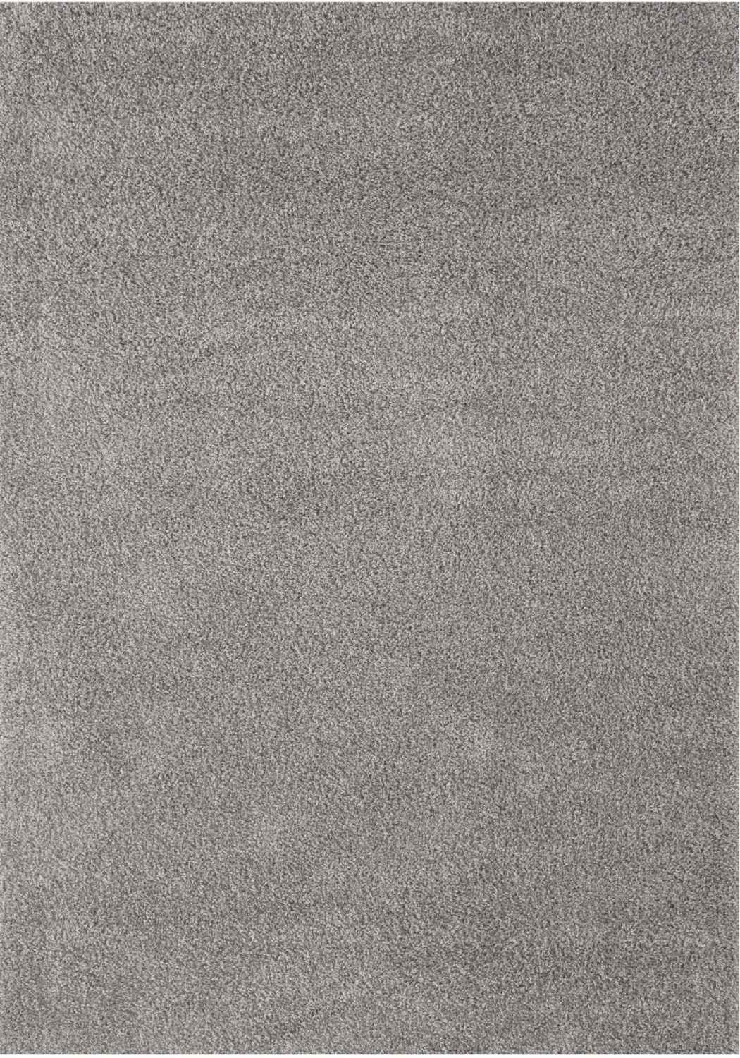 Grey shaggy rug Easy to clean, Colourfast, Resilient, Pet-friendly