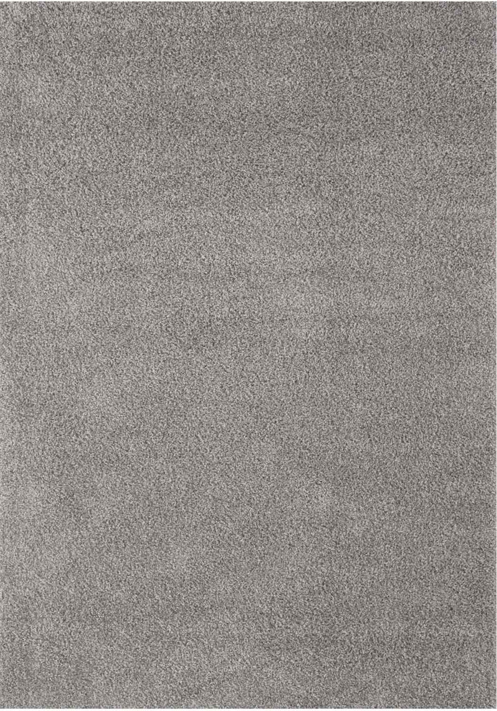 Grey shaggy rug Easy to clean, Colourfast, Resilient, Pet-friendly