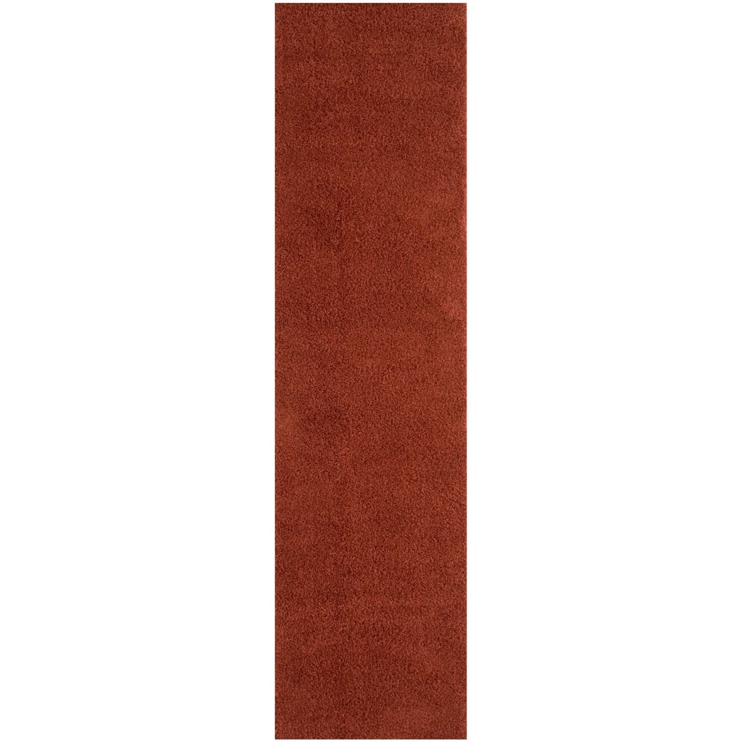 Shaggy Rug Plain Orange ultra soft 30 mm pile, non-shedding