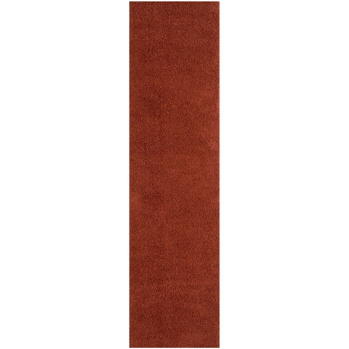 Shaggy Rug Plain Orange ultra soft 30 mm pile, non-shedding