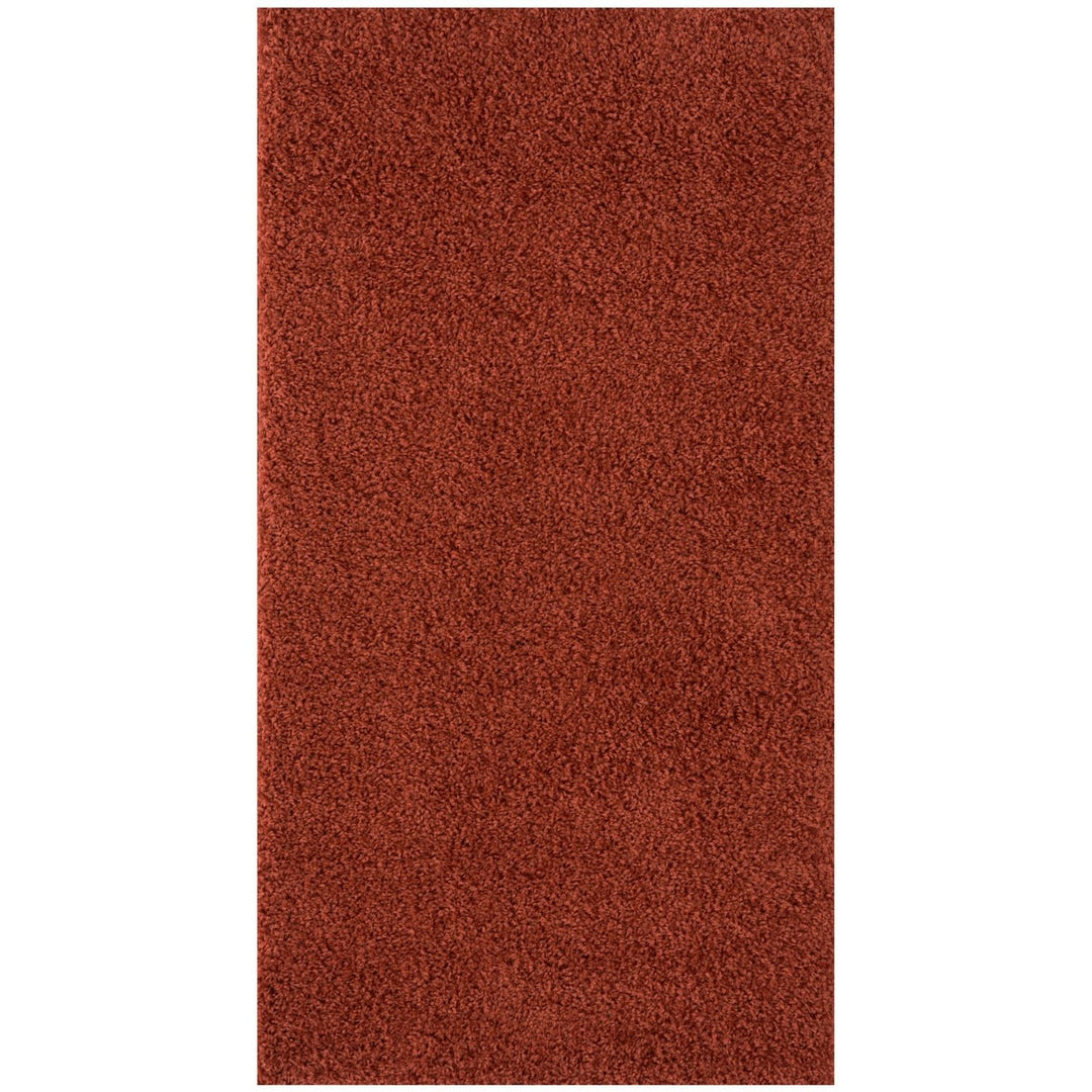 Shaggy Rug Plain Orange ultra soft 30 mm pile, non-shedding